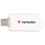 Pendrive Verbatim Plectra 256GB USB-C    biały/white 30230