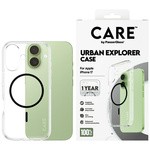 Etui CARE by PanzerGlass Flagship Urban  Explorer w. Black MagSafe do iPhone 17 przezroczysty