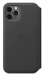 APPLE LEATHER FOLIO CASE MX062ZM/A IPHONE 11 PRO BLACK ORYGINALNA PLOMBA