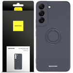 Spacecase Etui Silicone Ring Galaxy S22 black