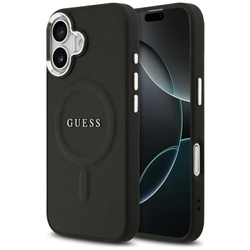 Etui Guess Classic Logo MagSafe do       iPhone 17 czarny