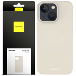 Spacecase Etui Silicone Case iPhone 13 bone
