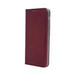 Smart magnetic case for motorola moto g32 burgundy