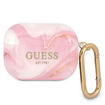 Guess GUAPUNMP AirPods Pro coverróżowy/pink Marble Collection