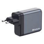 Verbatim Ładowarka sieciowa GaN 200W3xUSB-C/USB-A + Adapter EU/UK/US GNC-200 32204