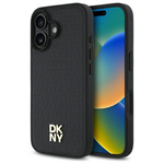 DKNY DKHMP16SPSHRPSK iPhone 16 6.1"      hardcase czarny/black Repeat Pattern Stack Logo MagSafe