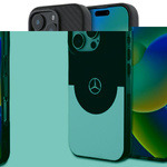 Mercedes MEHMP16L23HBIGK iPhone 16 Pro    6.3" czarny srebrny/black silver hardcase Double Layer BiColor MagSafe