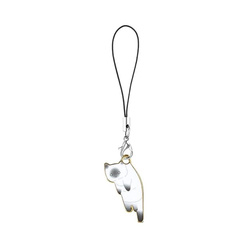 White cat pendant
