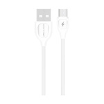 JELLICO USB CABLE -YG-10 3.1A MICRO-USB 1M WHITE