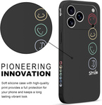 Pnakqil Iphone 17 Pro Case Smiles Black