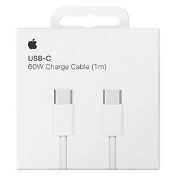 Kabel USB-C - USB-C A2795 Apple MW493ZM/A 60W 1m - biały ORYGINALNA PLOMBA