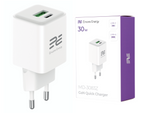 GaN 30W USB-A USB-C QC PD Encore Energy MD-3083Z Wall Charger
