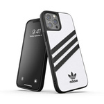 Adidas OR Moulded Case PU iPhone 12Pro Max biało-czarny/white-black 42239