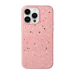 Etui UNIQ Coehl Terrazzo na iPhone 14 Pro Max - różowe