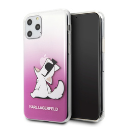 Etui Karl Lagerfeld Choupette Fun na iPhone 11 Pro - różowe