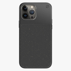 ATOM STUDIOS ETUI SPLIT WOOD FIBRE MAGSAFE IPHONE 13 PRO MAX CZARNY