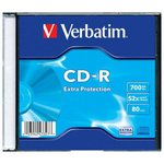 Verbatim Płyta CD-R 700MB 52x Extra      Protection biały/white 1szt 43347