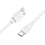 Kabel USB A do USB C Hoco PD 2,4A 27W 1 m X96 biały