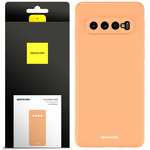 Spacecase Etui Silicone Case Galaxy S10 orange