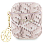 Guess GUA2PGCE4CP AirPods 1/2 coverróżowy/pink GCube Charm
