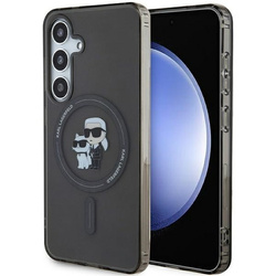 Etui Karl Lagerfeld IML Karl&Choupette MagSafe na Samsung Galaxy S24 - czarne