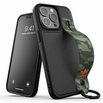 Adidas OR Hand Strap Case iPhone 13 Pro/13 6,1" czarno-zielony/black-green 47111