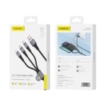 FONENG cable X112 3in1 3A 1.2M Black