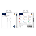 JELLICO kabel B1 USB-C - Lightning PD 20W 1M Biały