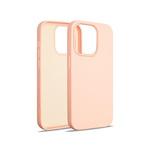 Beline Etui Silicone iPhone 14 Pro 6,1" różowo-złoty/rose gold