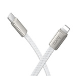 Kabel USB C do Lightning Hoco PD 30W 1 m płaski  X125 biały