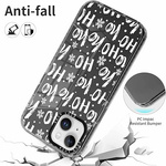 Pnakqil Christmas Case for iPhone 16 Pro Ho! ho! Black