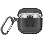 Etui UNIQ Glase Pro do AirPods 4 Lock    Case dymny