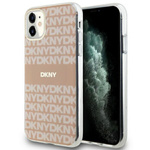 DKNY DKHMN61HRHSEP iPhone 11 / Xr6.1" różowy/pink hardcase IML Mono & Stripe MagSafe