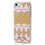 Guess GUHCP7TGPI iPhone 7/8/SE 2020/ SE 2022 rózowy/pink hardcase Aztec Tribal 3D