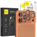 Spacecase Szkło na aparat Quickfit Camera iPhone 17 Pro/Max orange