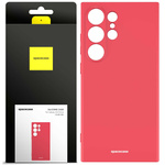 Spacecase Etui Silicone Case Galaxy S24 Ultra red