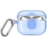 Etui UNIQ Glase Pro do AirPods Pro 2     Lock Case niebieski