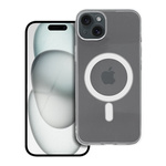 Futerał CLEAR CASE 2 mm do IPHONE 15 Plus kompatybilny z MagSafe (camera protection) transparentny