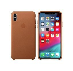 APPLE MRWV2ZM/A LEATHER CASE IPHONE XS MAX SADDLE BROWN ORIGINAL SEAL