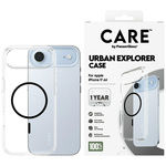 Etui CARE by PanzerGlass Flagship Urban  Explorer w. Black MagSafe do iPhone Air przezroczysty