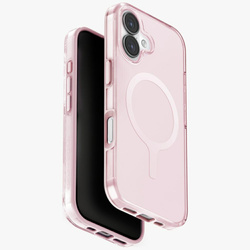 Etui UNIQ Clario do iPhone 17 Magclick   Charging różowy