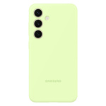 Etui silikonowe pokrowiec do Samsung Galaxy S24+ Silicone Case jasnozielone
