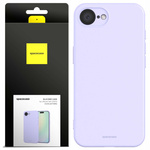 Spacecase Etui Silicone Case 3.0 iPhone 16E light purple