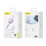 FONENG cable X113 3w1 3A 1.1M Purple