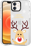 Pnakqil Christmas Case for iPhone 14 Reindeers 1