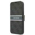 Guess GUBKP13S4GDGR iPhone 13 mini 5,4"szary/grey book 4G Stripe