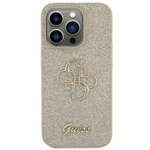 Guess GUHCS23FEHG4SGD S23 FE S711złoty/gold hardcase Glitter Script Big 4G