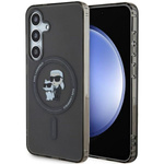 Etui Karl Lagerfeld IML Karl&Choupette MagSafe na Samsung Galaxy S24 - czarne