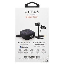 GUESS HEADSET + WIRELESS SPEAKER GUBPERSPBK BLACK