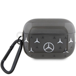 Mercedes MEAP28DPMGS AirPods Pro 2  (2022/2023) cover czarny/black Large Star Pattern